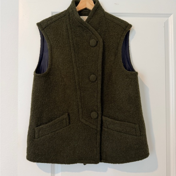 Sezane Jackets & Blazers - Sezane Carlo khaki vest nwt